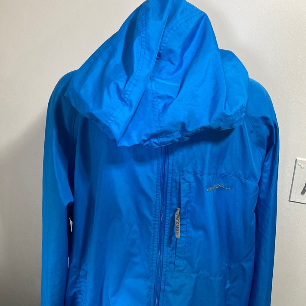 Vibrant Blue Hooded Jacket